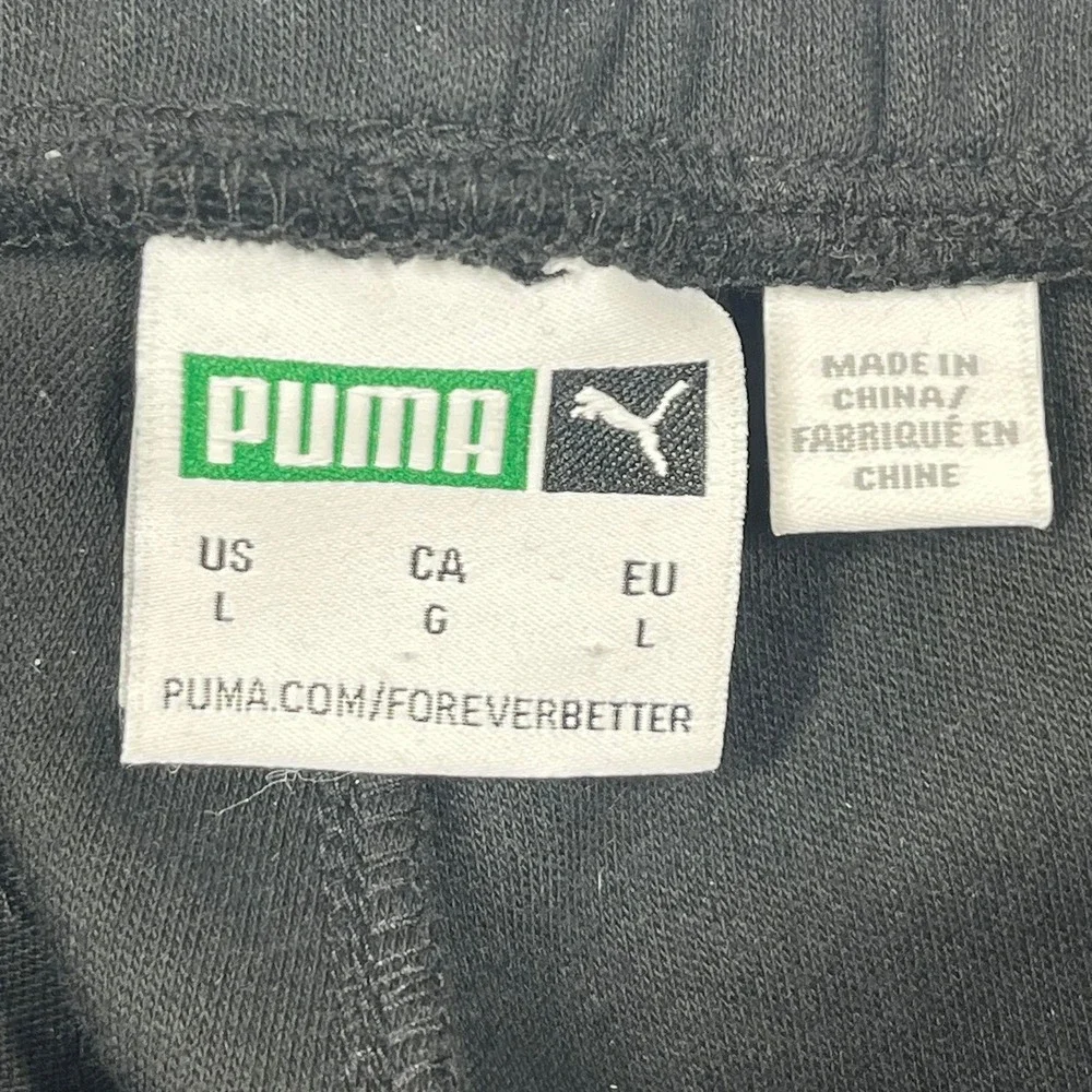 Puma International Joggers Mens Large Black Multi-Color Drawstring 599793-01